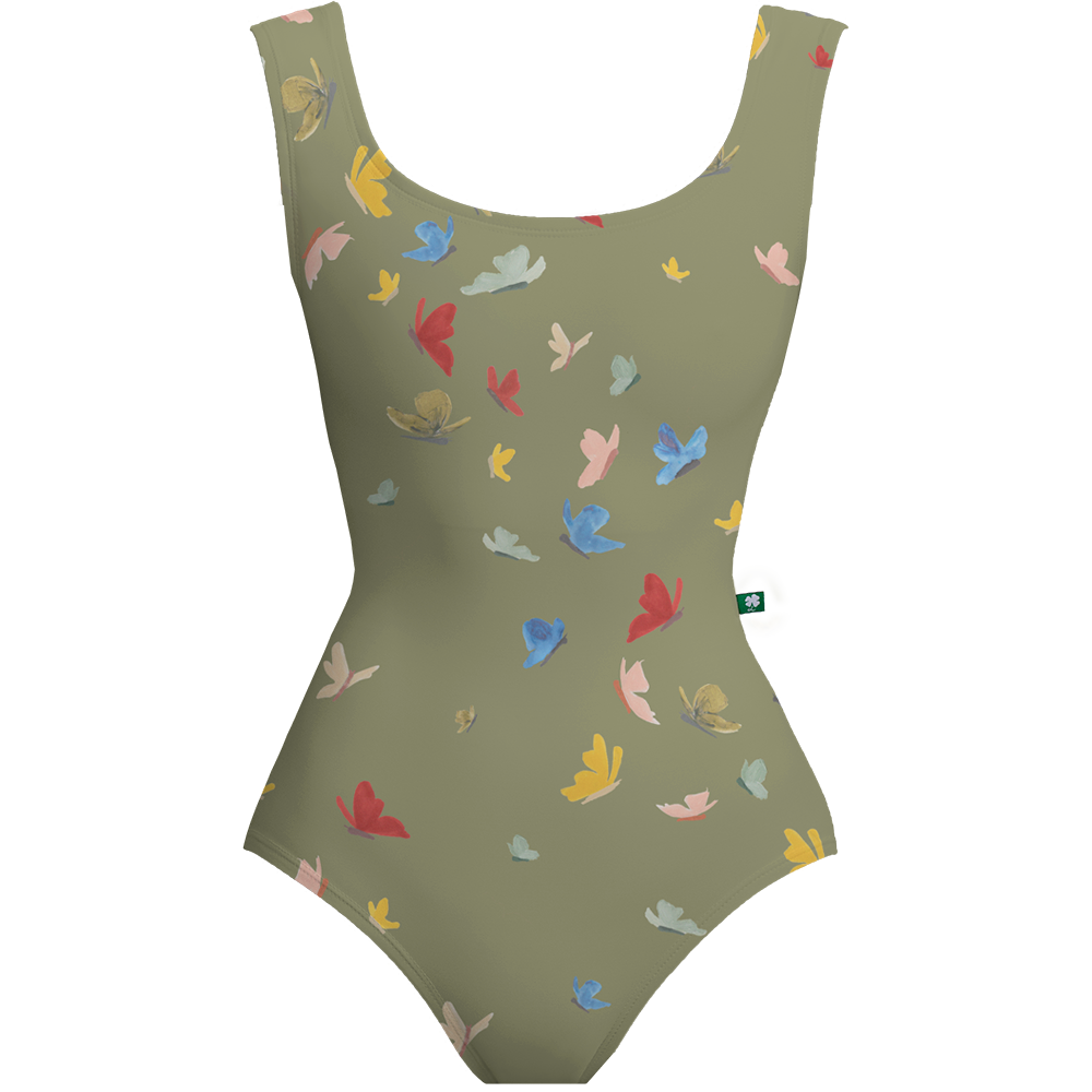 Luckyleo Dancewear Express Collection - Multicolor Butterflies Leotard